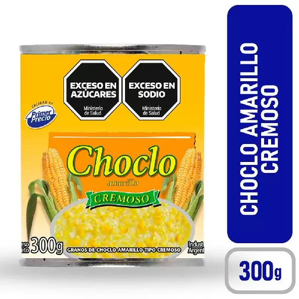 La Coope en Casa - CHOCLO AMARILLO CREMOSO PRIMER PRECIO LATA 300grs