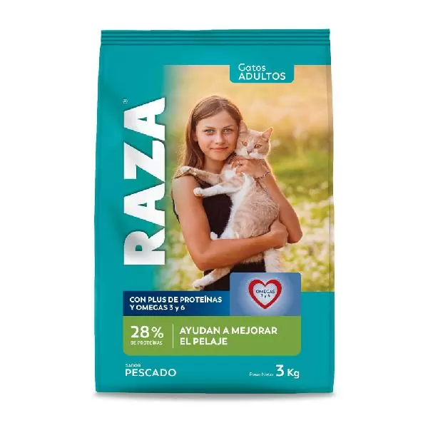 La Coope en Casa ALIMENTO PARA GATOS RAZA PESCADO OMEGA 3 Y 6 3kgs