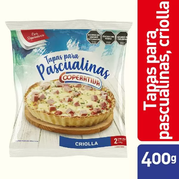 Tapas para tartas Criollas - La Salteña - 400 g