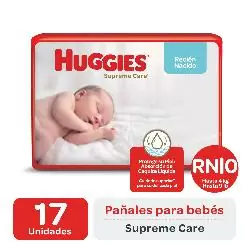 HUGGIES SUPREME RECIEN NACIDO X17U . Tienda Online Anika Farmacia y  Perfumería