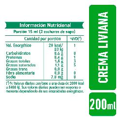 CREMA DE LECHE LA SERENISIMA 200ML