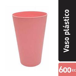 Vaso plástico colores surtidos (6 PZS /8 OZ)